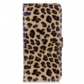 Flip Cover Samsung Galaxy M23 5G Leopardhudeffekt