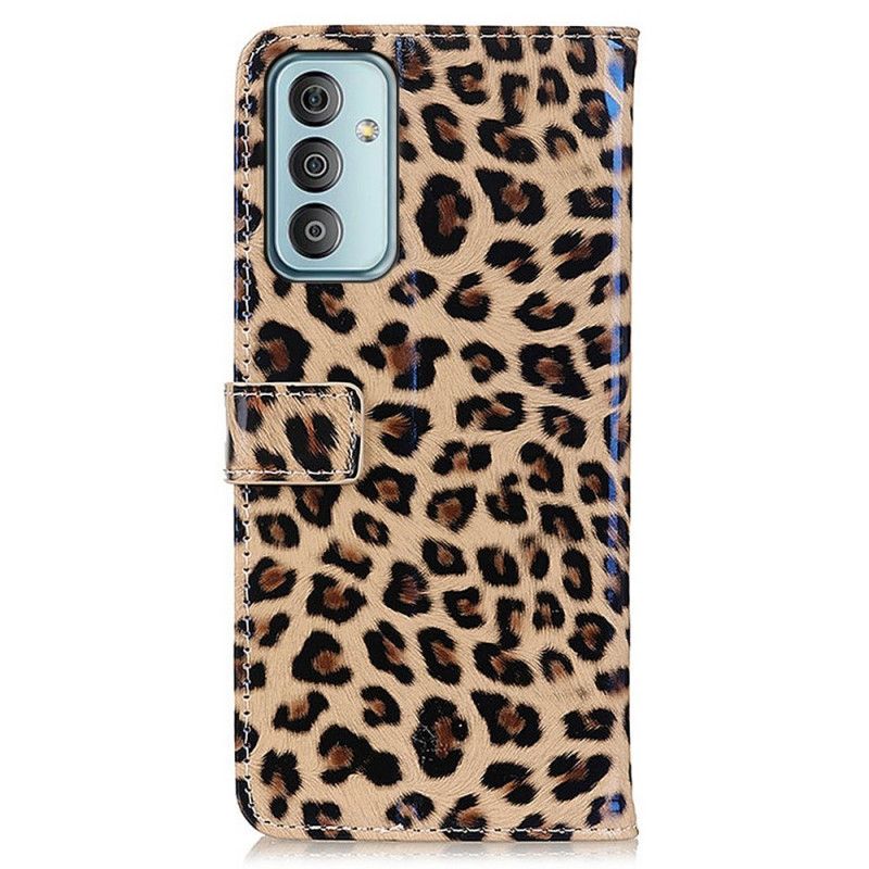 Flip Cover Samsung Galaxy M23 5G Leopardhudeffekt