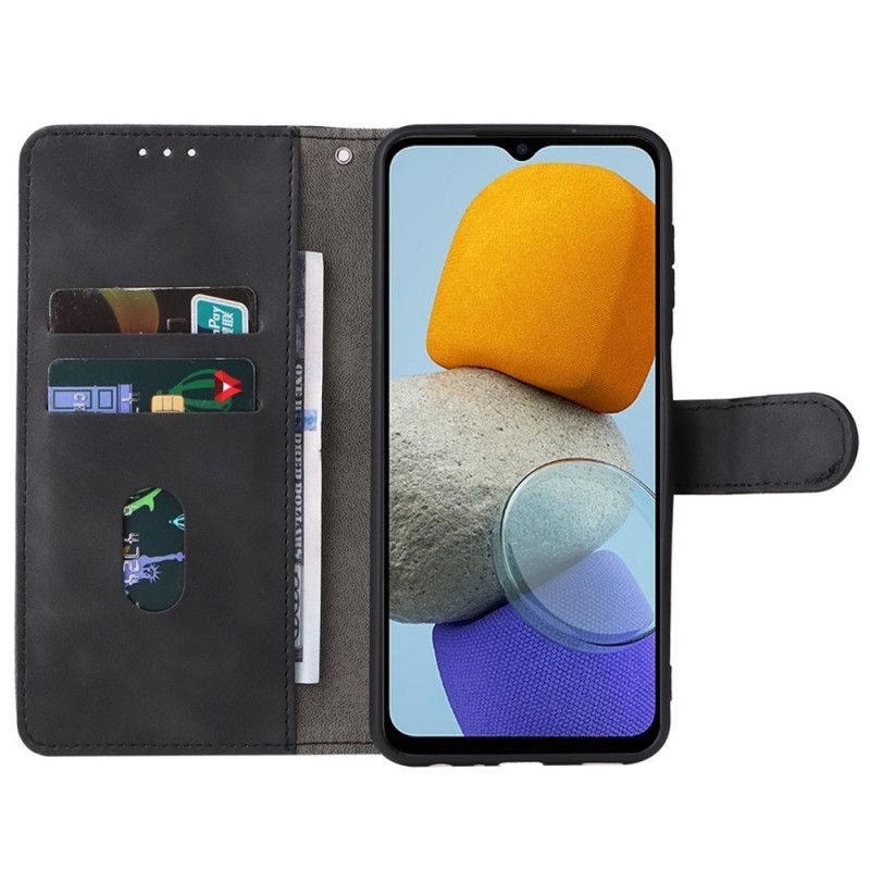 Flip Cover Samsung Galaxy M23 5G Med Snor Skin-touch-strop