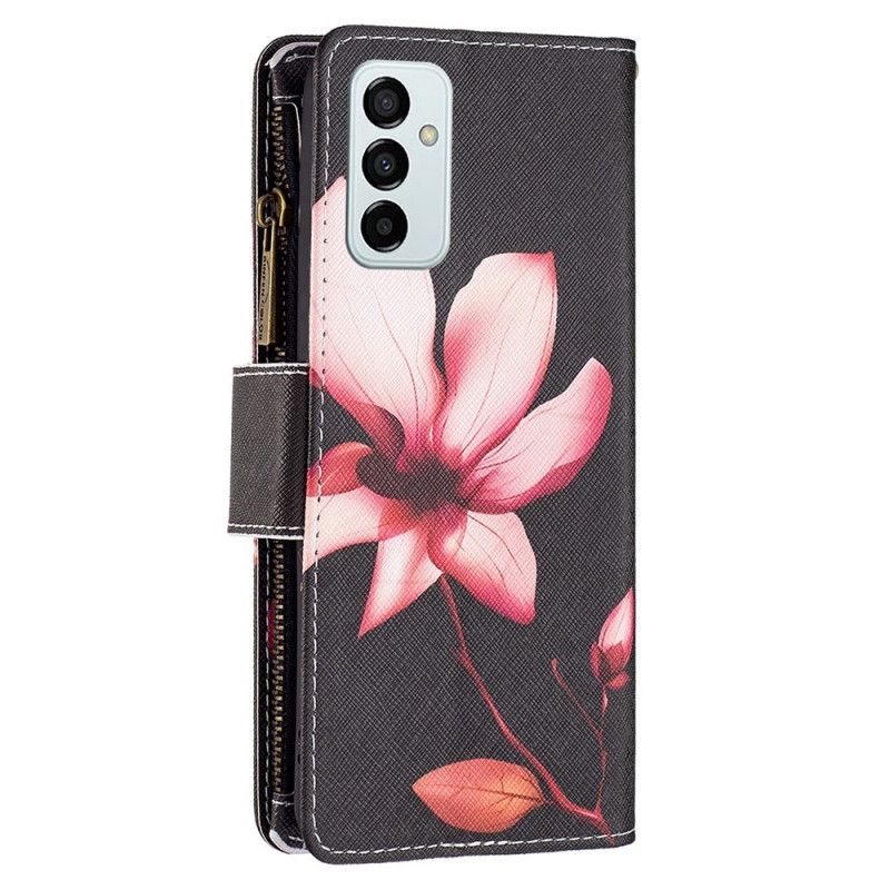 Flip Cover Samsung Galaxy M23 5G Møntpung Og Blomstersnor