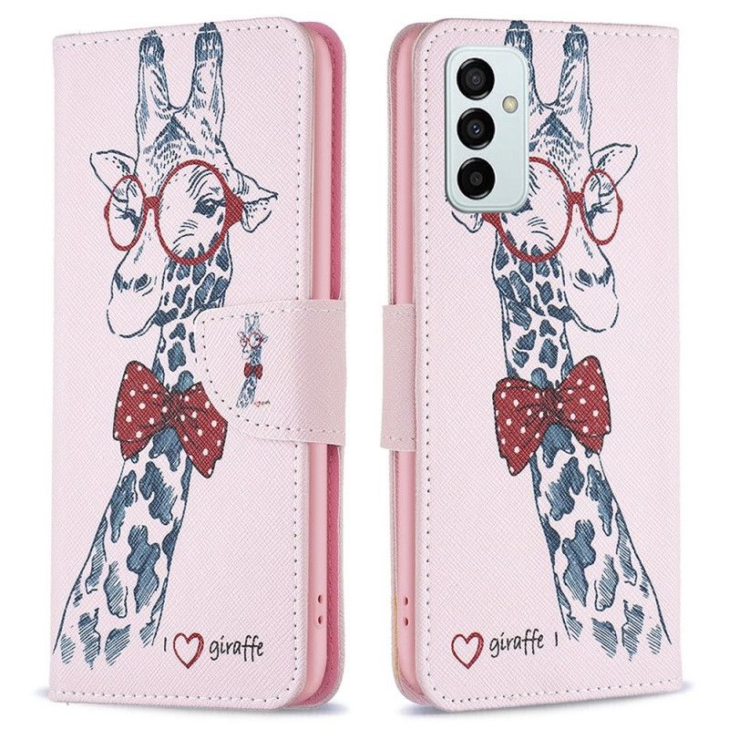 Flip Cover Samsung Galaxy M23 5G Nørdet Giraf