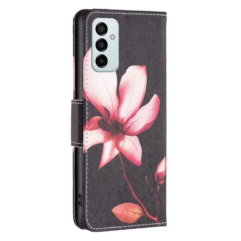 Flip Cover Samsung Galaxy M23 5G Pink Blomst