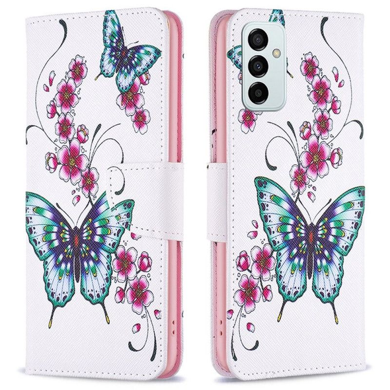 Flip Cover Samsung Galaxy M23 5G Smukke Sommerfugle