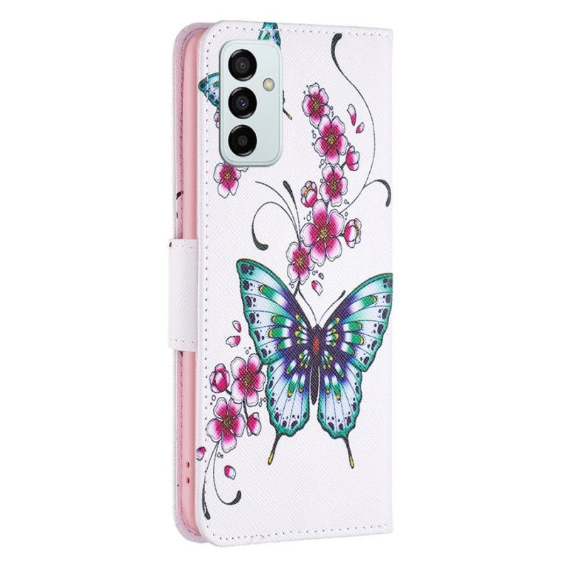 Flip Cover Samsung Galaxy M23 5G Smukke Sommerfugle