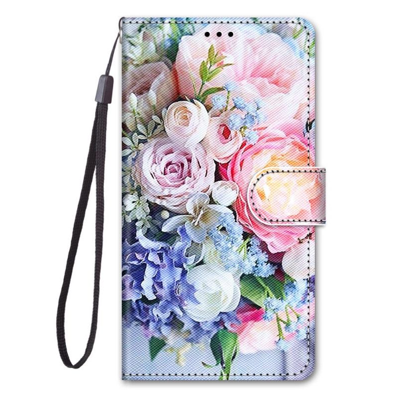 Læder Cover Samsung Galaxy M23 5G Blomstervidunder