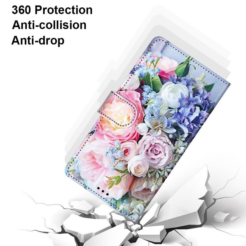 Læder Cover Samsung Galaxy M23 5G Blomstervidunder