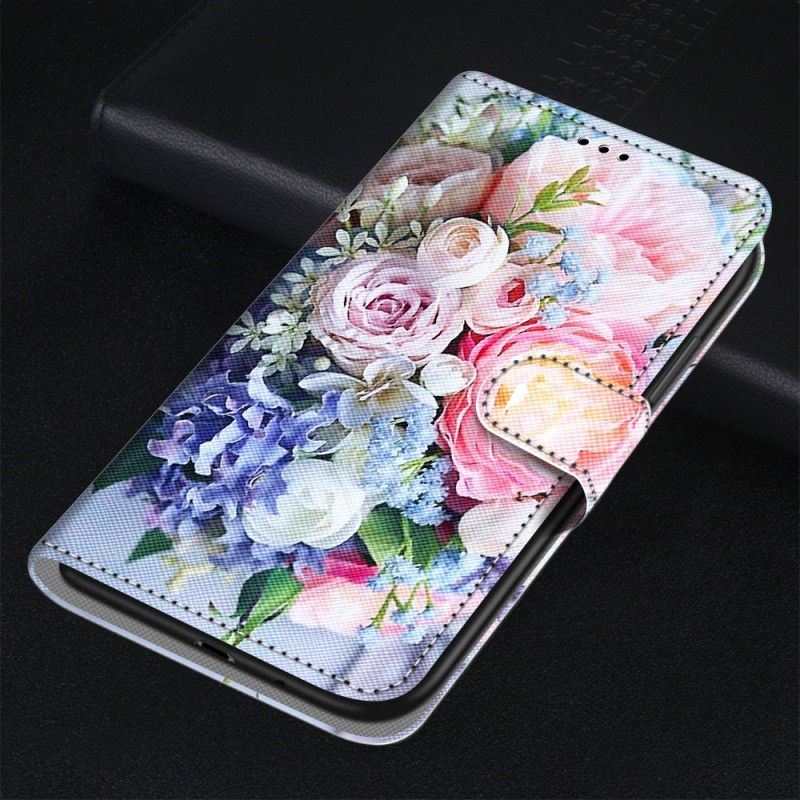 Læder Cover Samsung Galaxy M23 5G Blomstervidunder