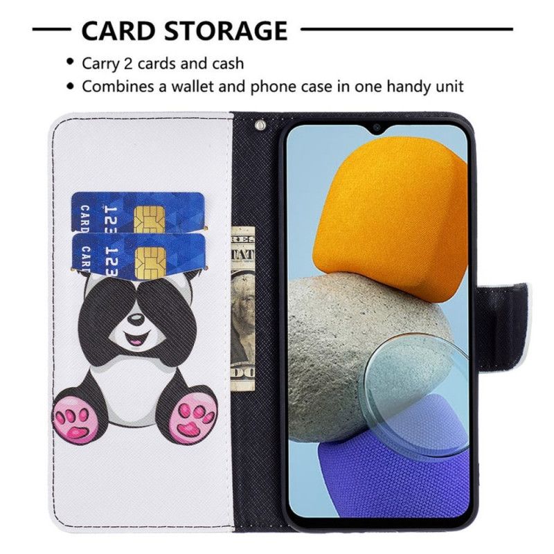 Læder Cover Samsung Galaxy M23 5G Panda