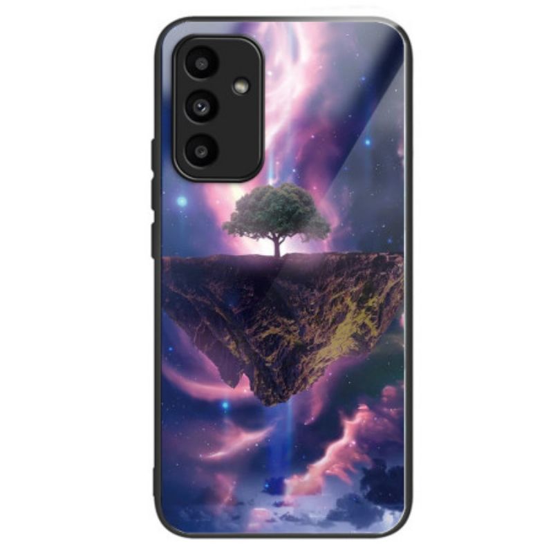 Cover Samsung Galaxy A15 Aurora Night Hærdet Glas