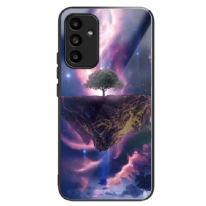 Cover Samsung Galaxy A15 Aurora Night Hærdet Glas