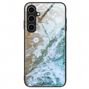 Cover Samsung Galaxy A15 Hærdet Glas I Marmorstil