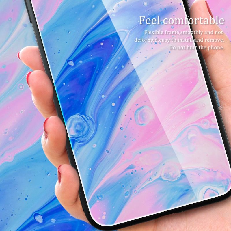 Cover Samsung Galaxy A15 Hærdet Glas I Marmorstil