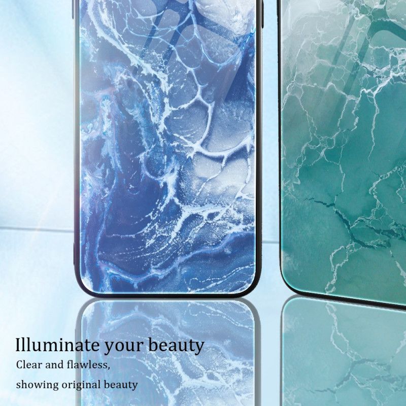 Cover Samsung Galaxy A15 Hærdet Glas I Marmorstil