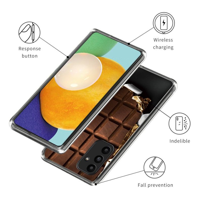 Cover Samsung Galaxy A15 Telefon Etui Chokolade