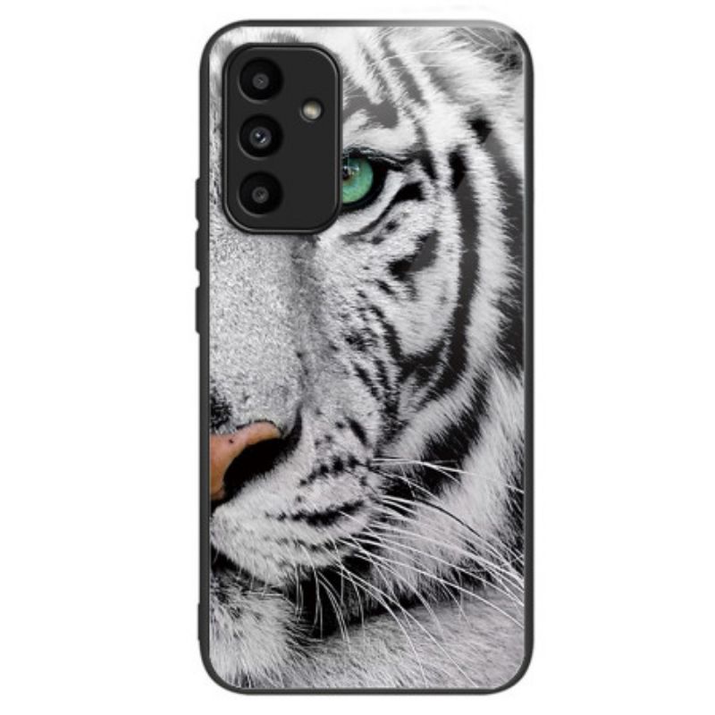 Cover Samsung Galaxy A15 Tigerhoved Hærdet Glas