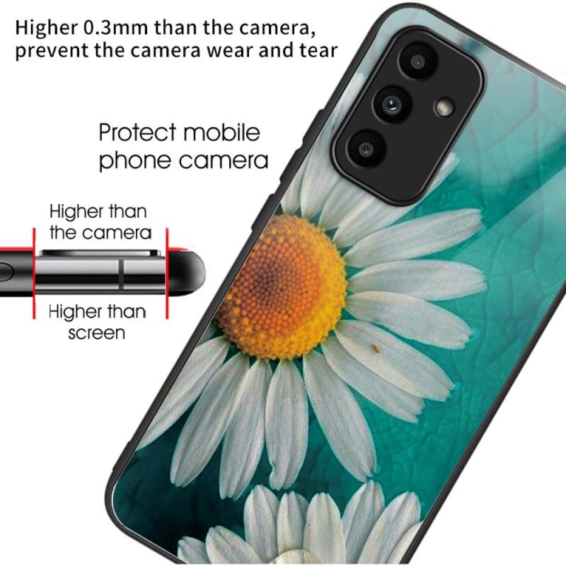 Cover Til Samsung Galaxy A15 Marguerite Hærdet Glas