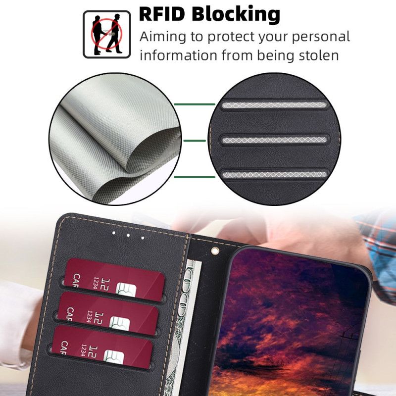 Flip Cover Samsung Galaxy A15 Tegnebog Med Rfid-blokering