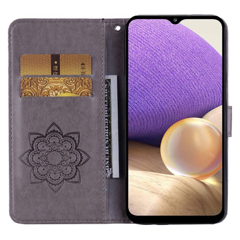 Flip Cover Samsung Galaxy A15 Ugle Mandala Og Charm