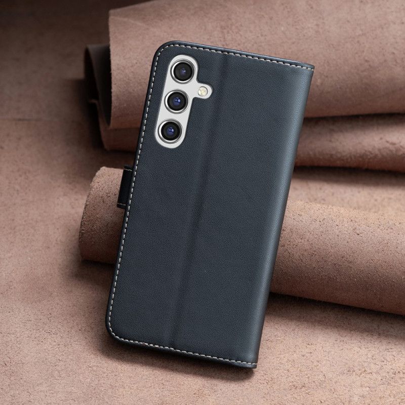 Læder Cover Samsung Galaxy A15 Telefon Etui Klassisk Binfen Farve