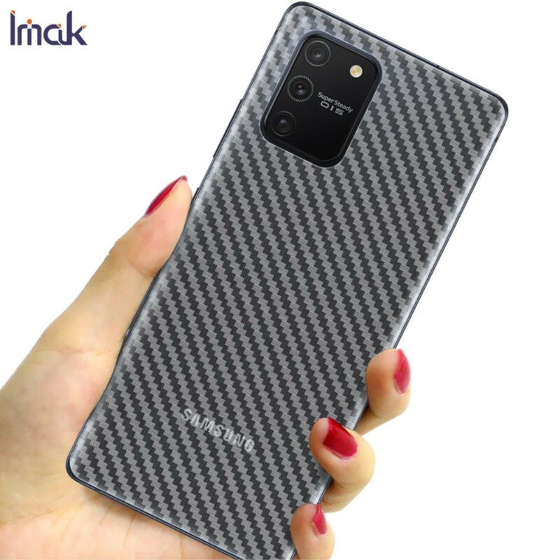 Bagfilm Til Samsung Galaxy S10 Lite Carbon Style Imak