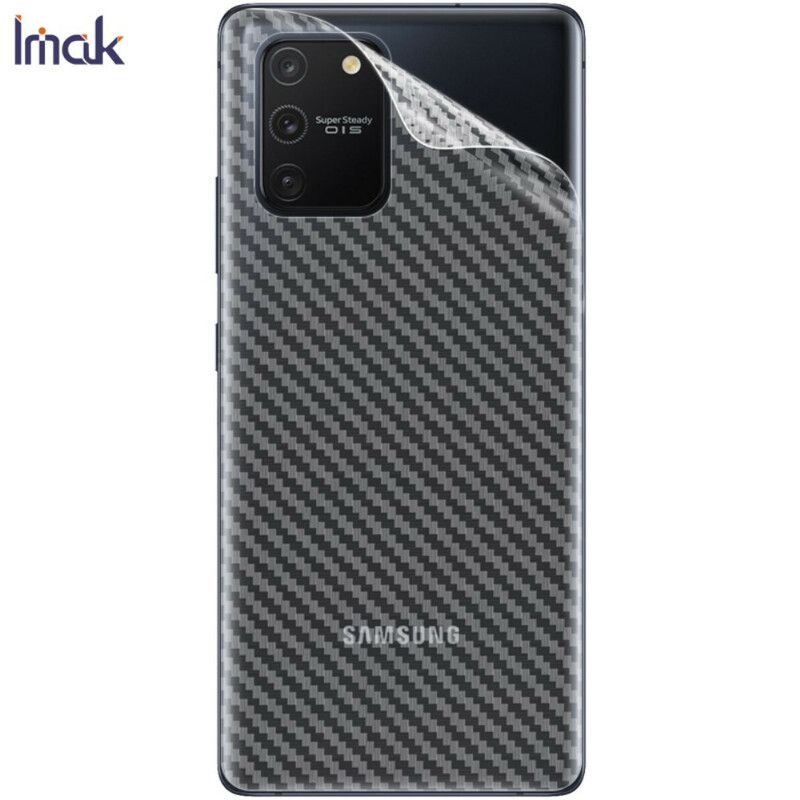 Bagfilm Til Samsung Galaxy S10 Lite Carbon Style Imak