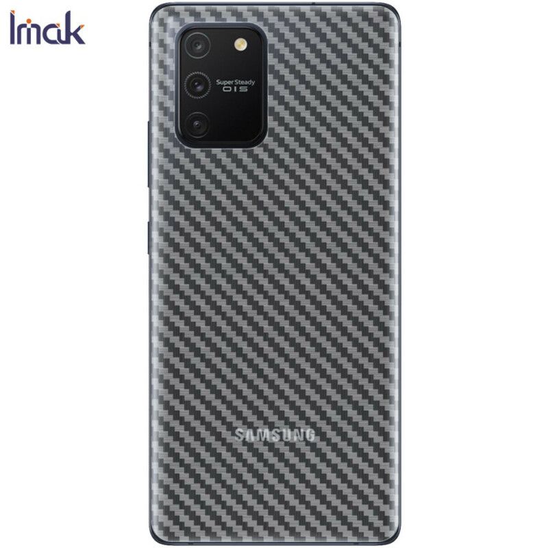 Bagfilm Til Samsung Galaxy S10 Lite Carbon Style Imak