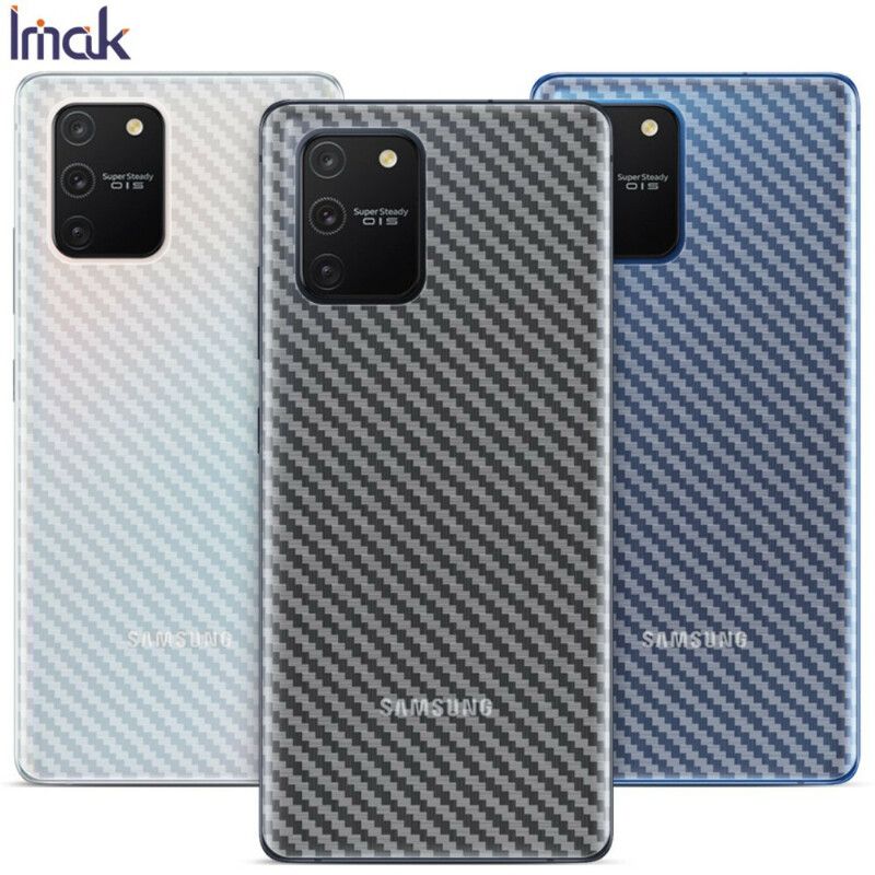 Bagfilm Til Samsung Galaxy S10 Lite Carbon Style Imak