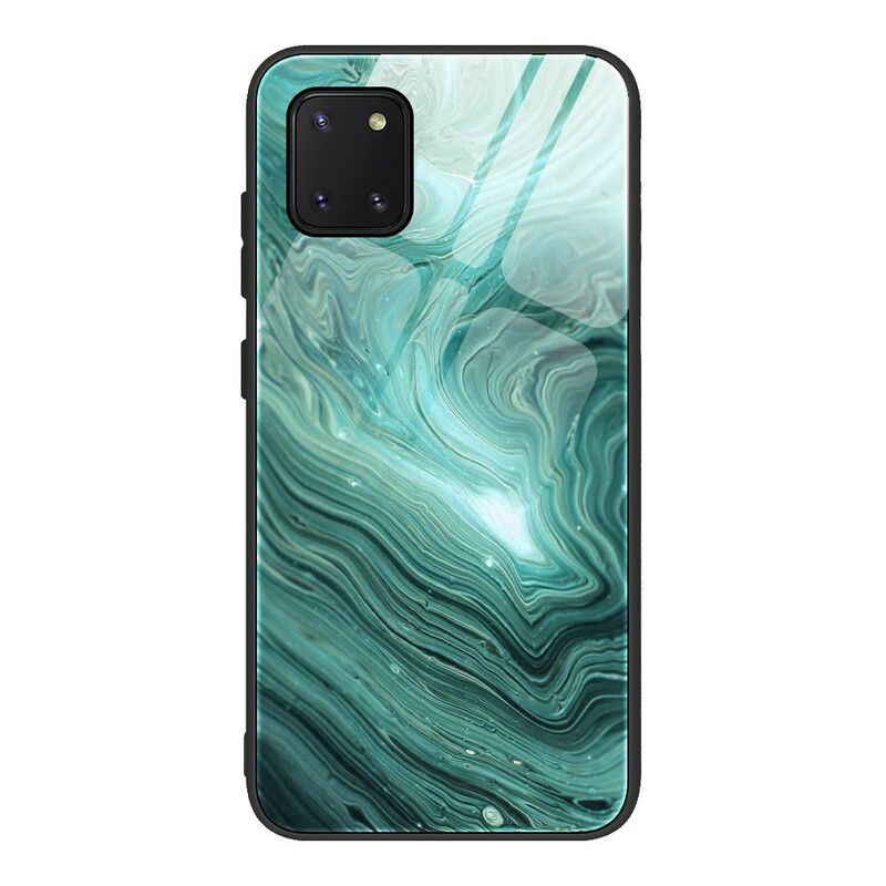 Cover Samsung Galaxy S10 Lite Marmorfarver Hærdet Glas