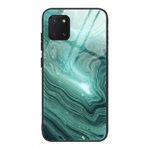 Cover Samsung Galaxy S10 Lite Marmorfarver Hærdet Glas