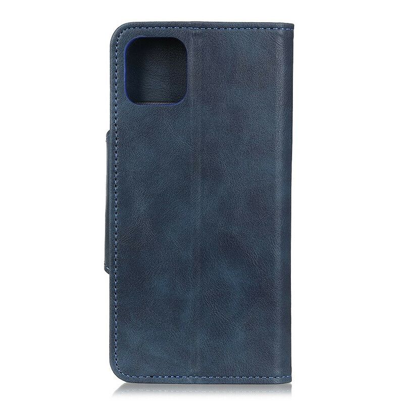 Læder Cover Samsung Galaxy S10 Lite Faux Læder Knap