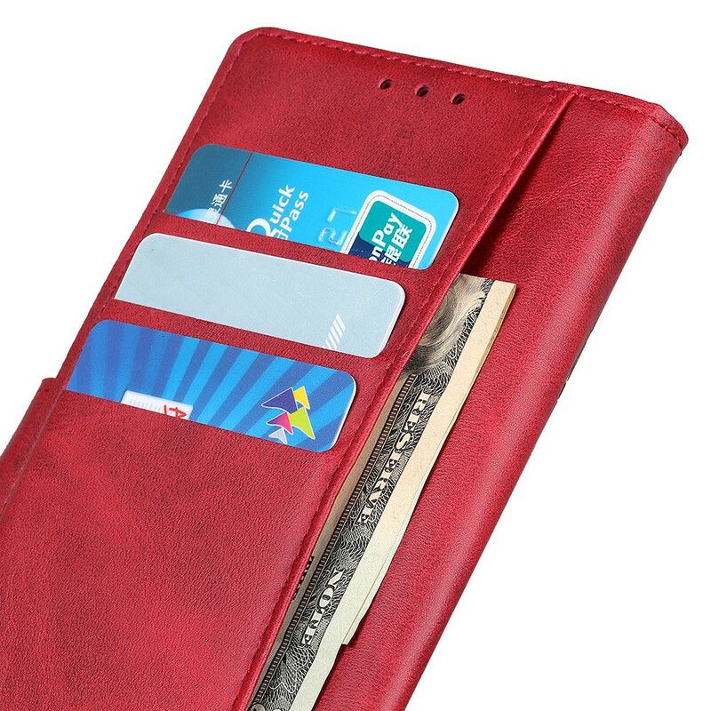 Læder Cover Samsung Galaxy S10 Lite Retro Mat Lædereffekt