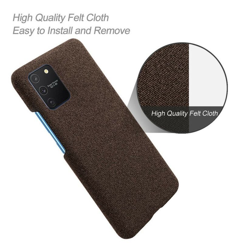 Mobilcover Samsung Galaxy S10 Lite Ksq Cloth Texture