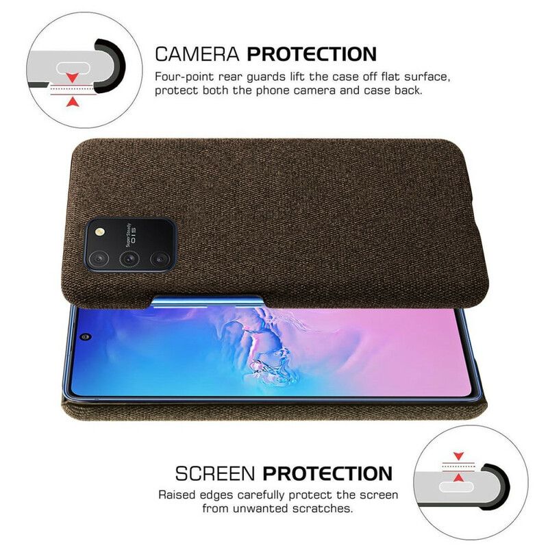 Mobilcover Samsung Galaxy S10 Lite Ksq Cloth Texture