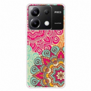 Cover Poco X6 5g Telefon Etui Blomstermønster