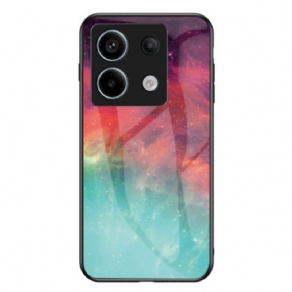 Cover Poco X6 5g Telefon Etui Stjernehimmel Mønster Hærdet Glas