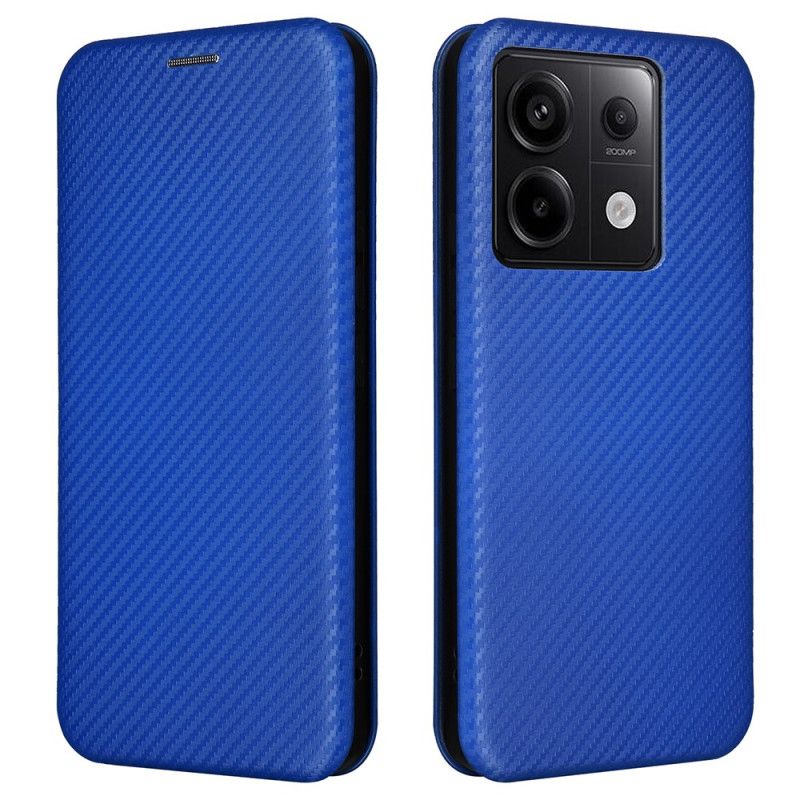 Flip Cover Poco X6 5g Kulfiber