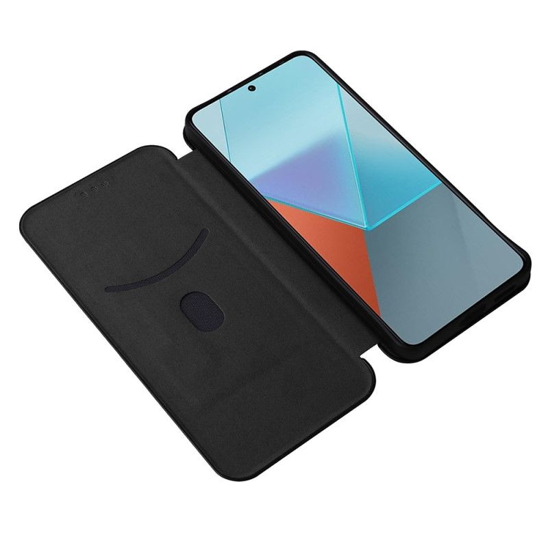 Flip Cover Poco X6 5g Kulfiber