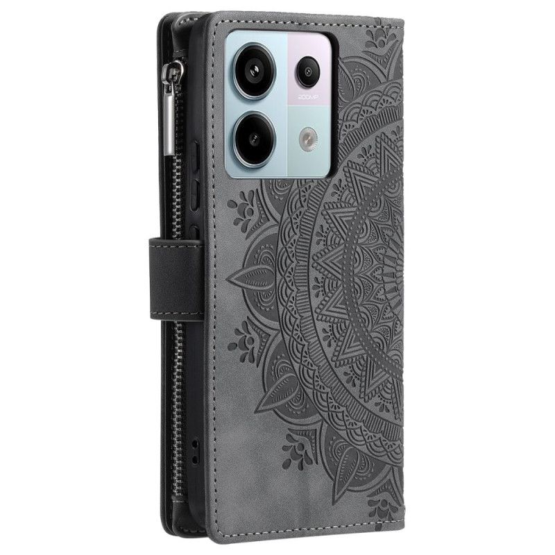 Flip Cover Poco X6 5g Mandala Stroppung