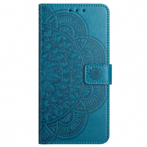 Flip Cover Poco X6 5g Mandala Trykt Rem