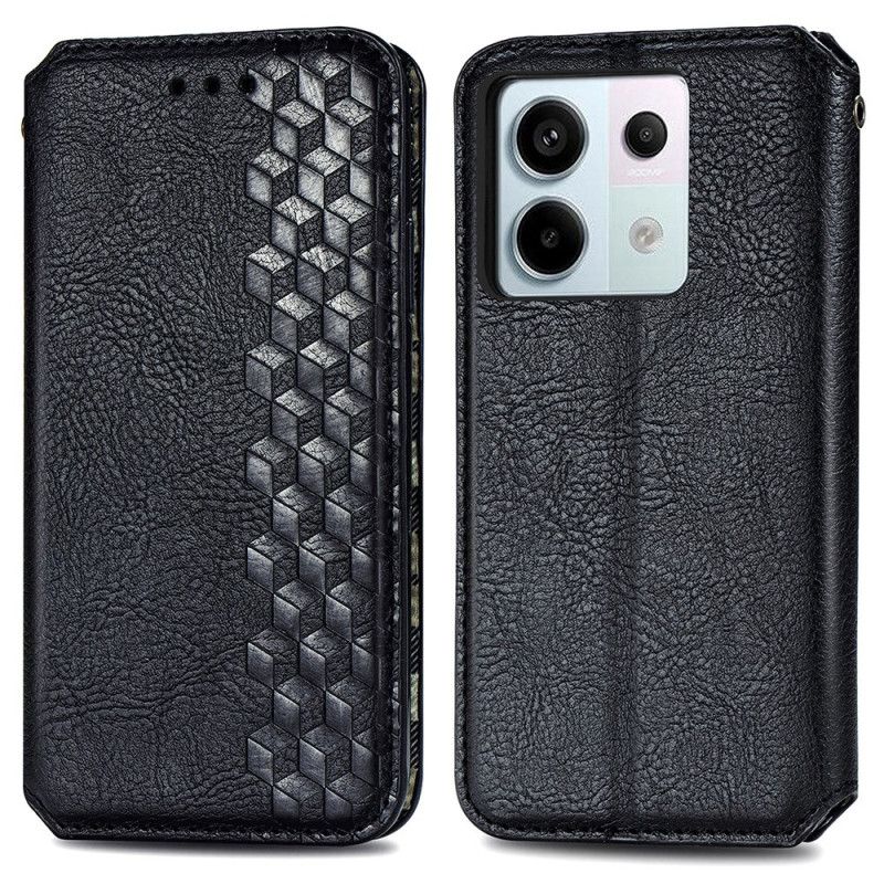 Flip Cover Poco X6 5g Vintage 3d Diamanter