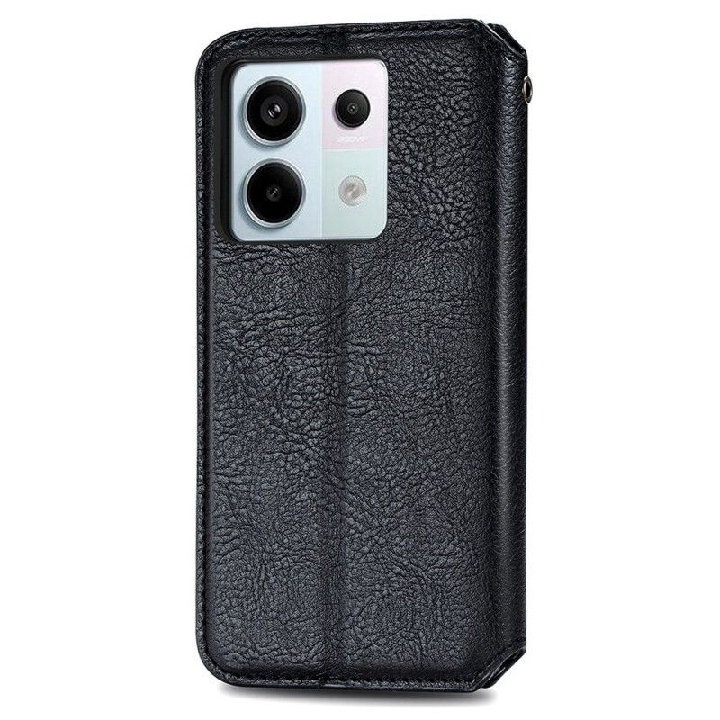 Flip Cover Poco X6 5g Vintage 3d Diamanter