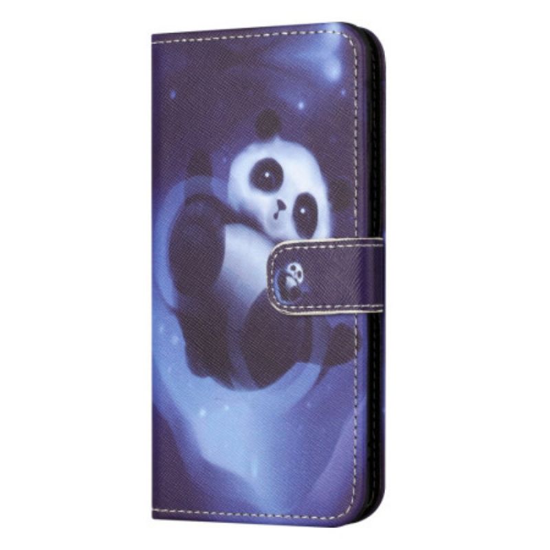 Læder Cover Poco X6 5g Panda Space Med Rem