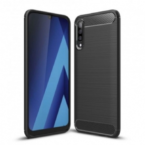 Cover Samsung Galaxy A70 Børstet Kulfiber