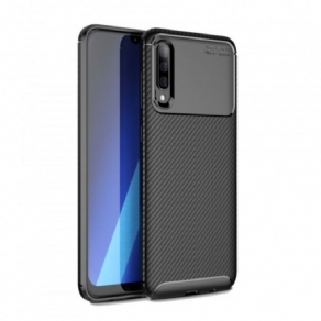 Cover Samsung Galaxy A70 Fleksibel Kulfibertekstur