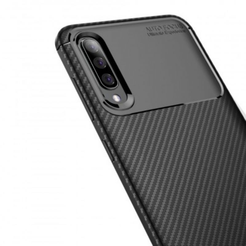 Cover Samsung Galaxy A70 Fleksibel Kulfibertekstur