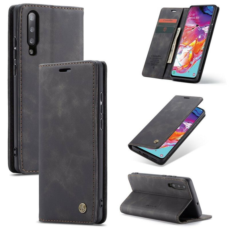 Cover Samsung Galaxy A70 Flip Cover Caseme Kunstlæder