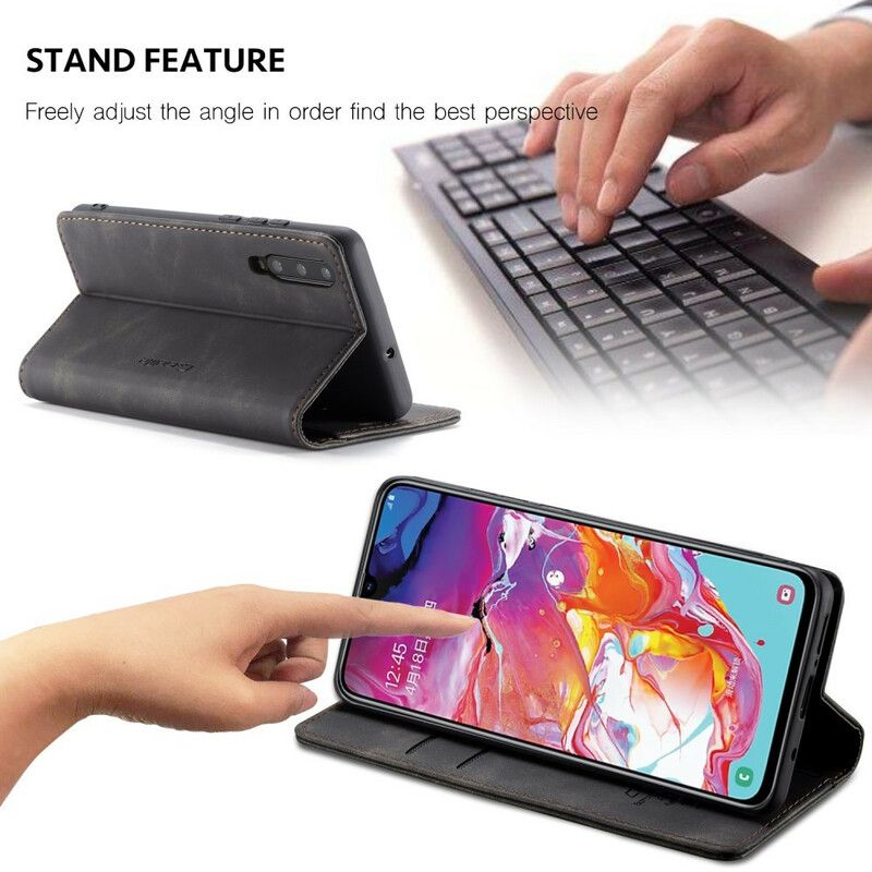 Cover Samsung Galaxy A70 Flip Cover Caseme Kunstlæder