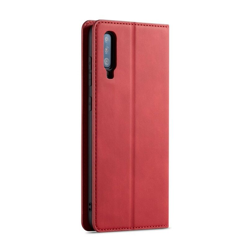 Cover Samsung Galaxy A70 Flip Cover Lædereffekt Forwenw