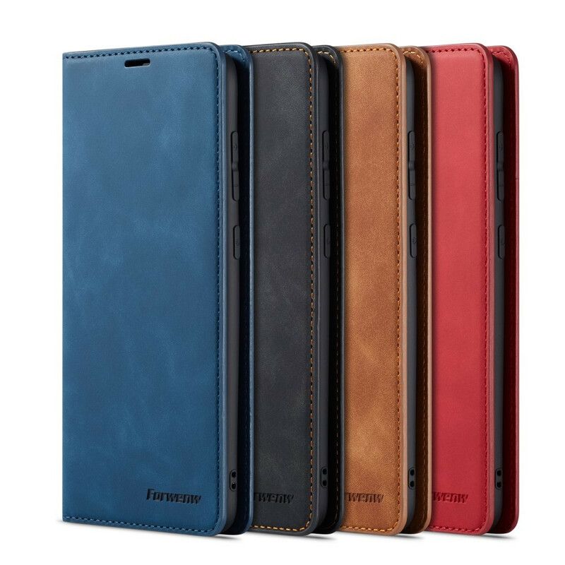 Cover Samsung Galaxy A70 Flip Cover Lædereffekt Forwenw