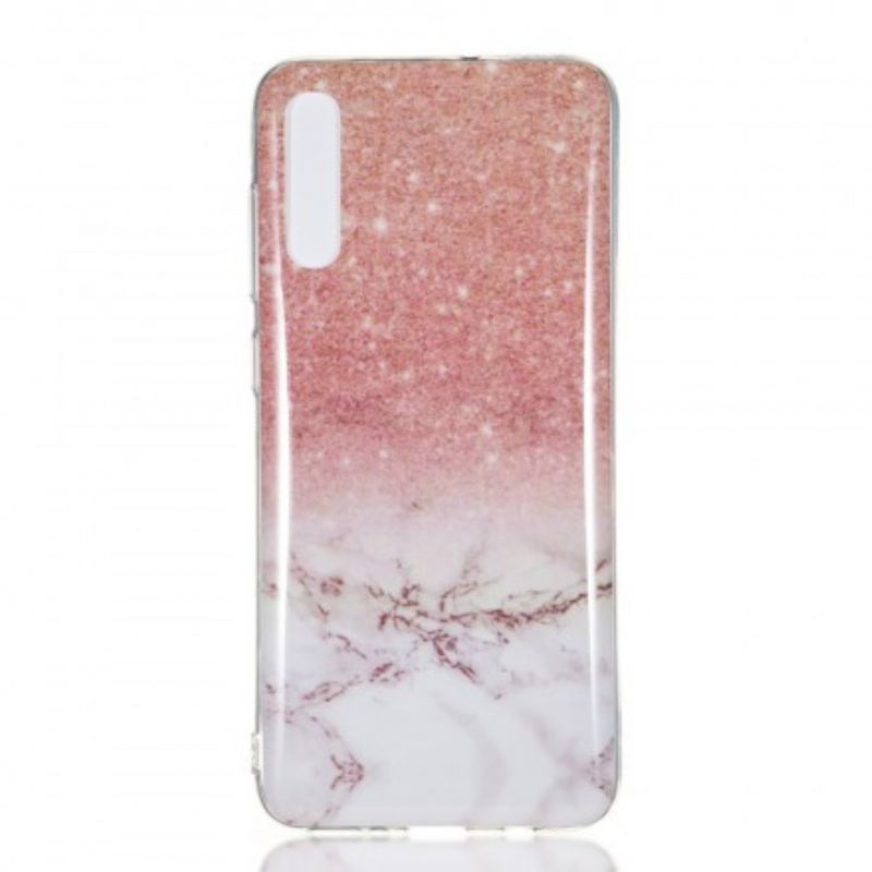 Cover Samsung Galaxy A70 Glitrer Marmor